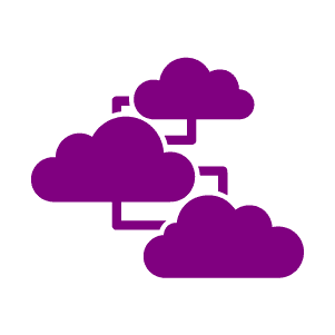 multiple cloud icons